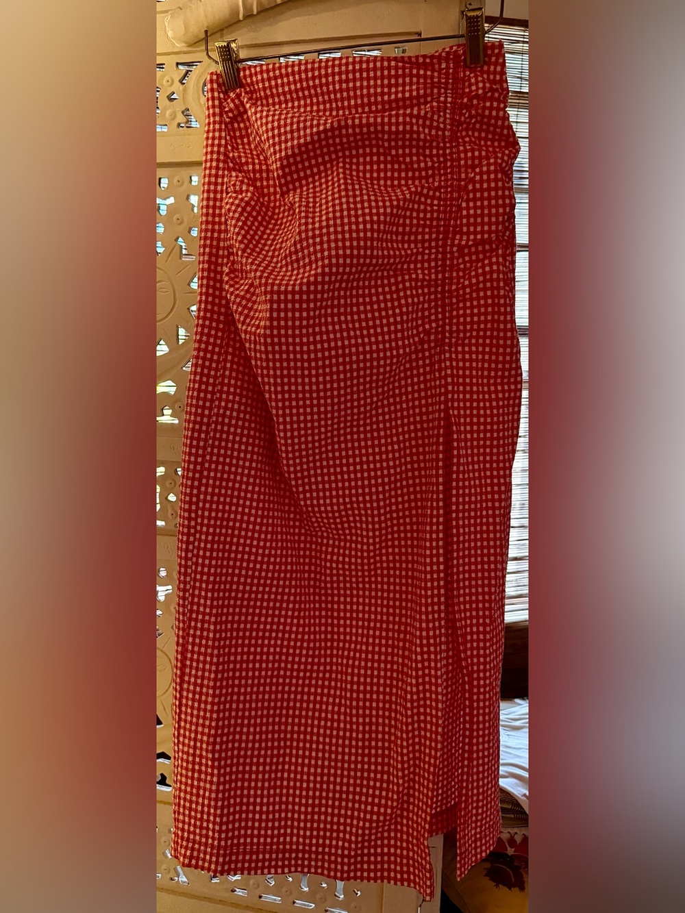 Zara Gingham Skirt  / XS